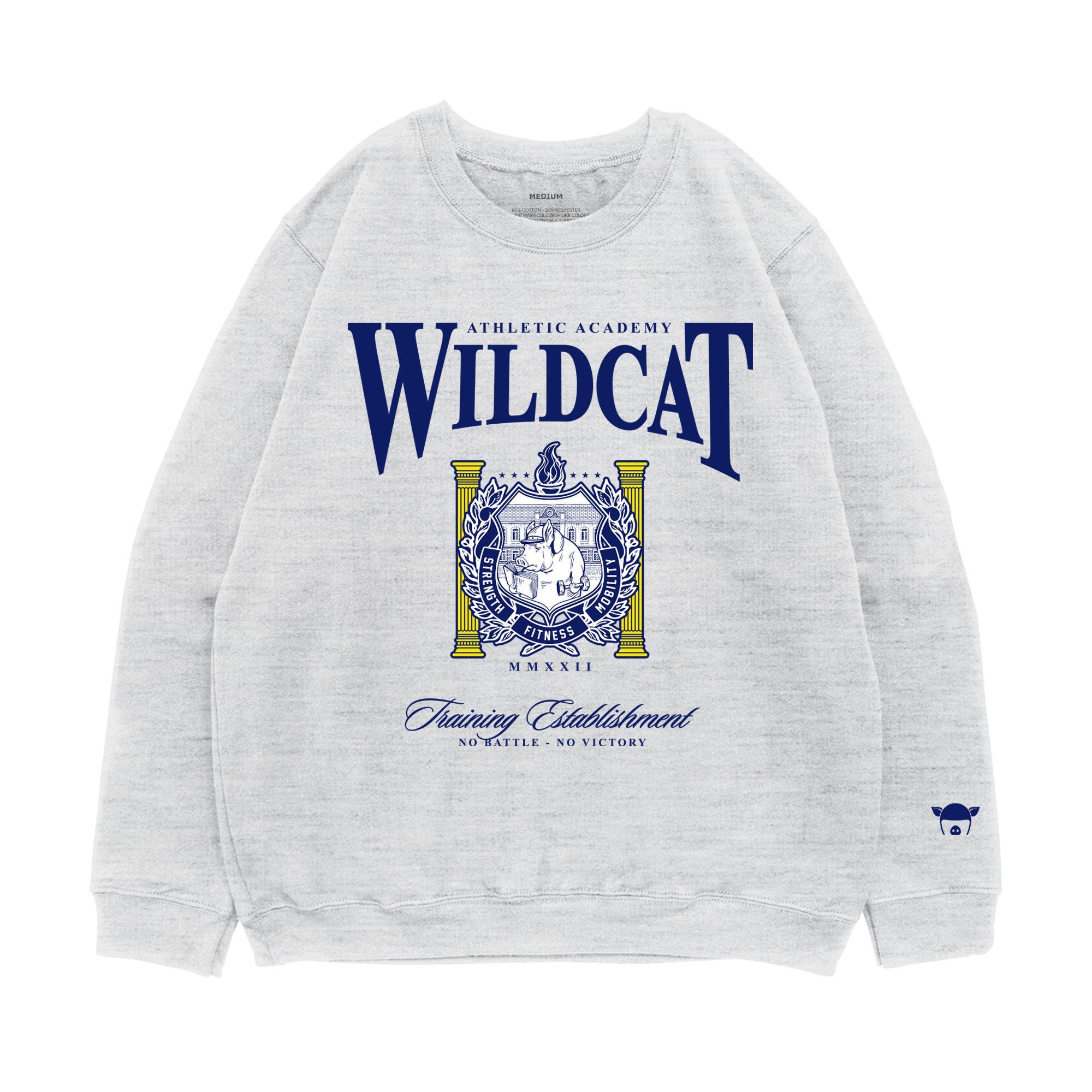 I AM WILDCAT® | ACADEMY CREWNECK (HEATHER GREY)