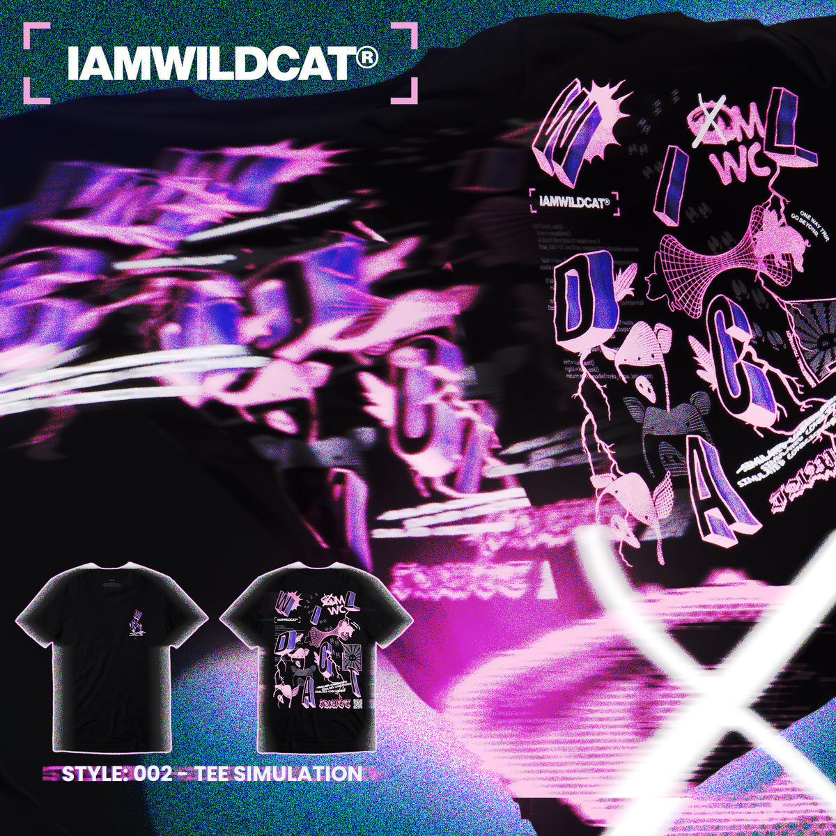 I AM WILDCAT® | SIMULATED CONSCIOUSNESS TEE (BLACK) - I Am Wildcat ...