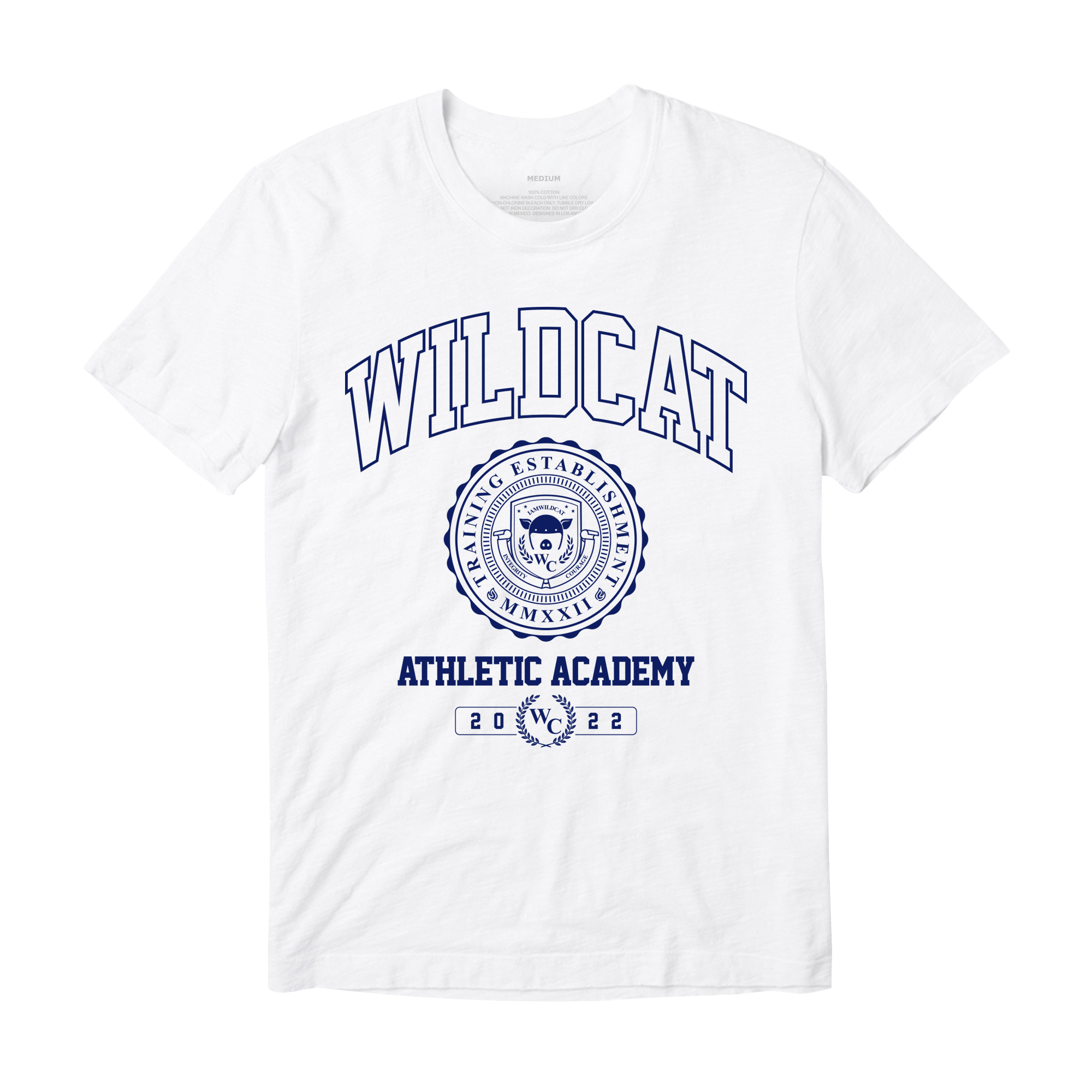 I AM WILDCAT® | ACADEMY TEE (WHITE)